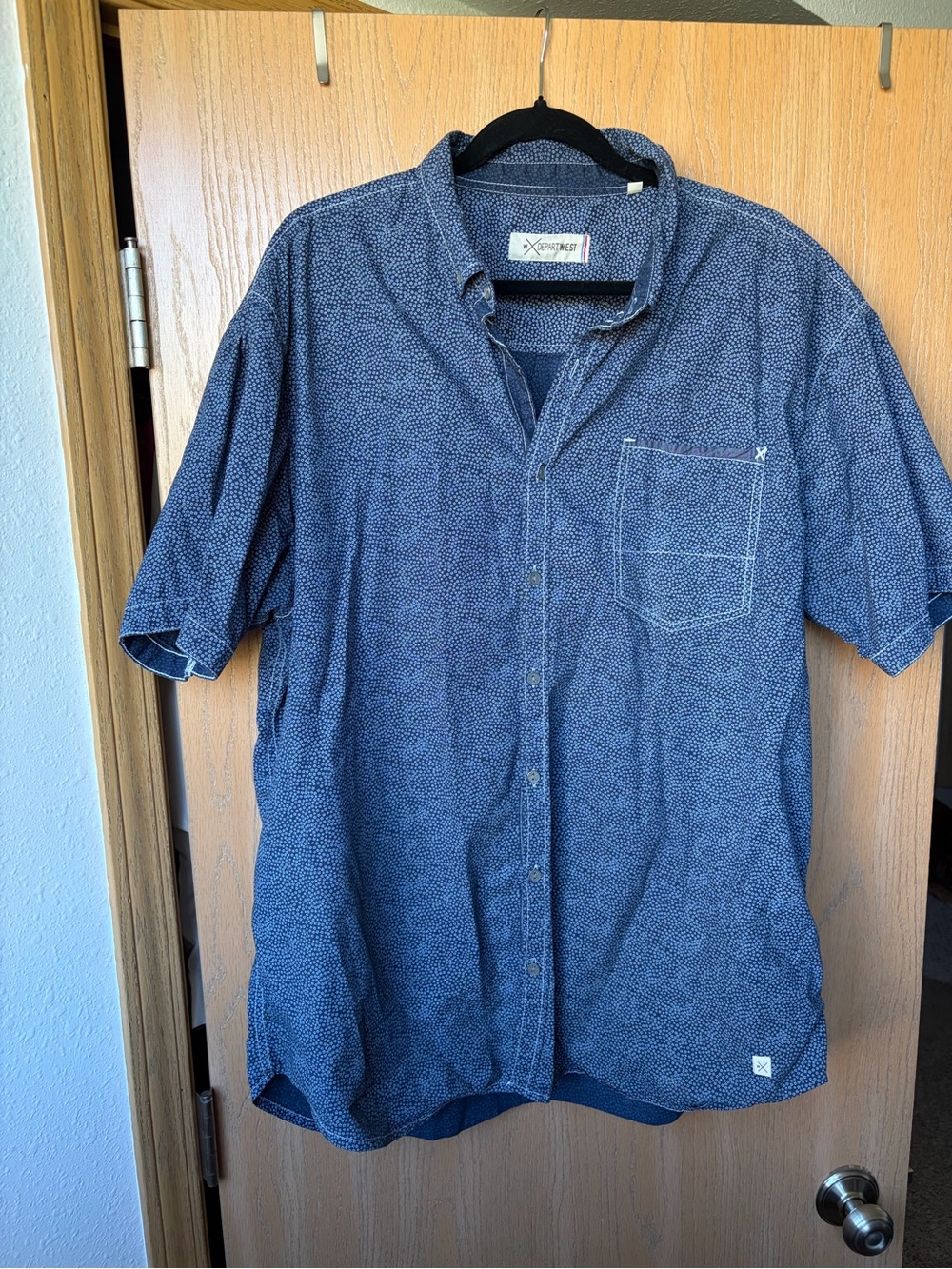 DepartWest Men’s short sleeve button up - xxl